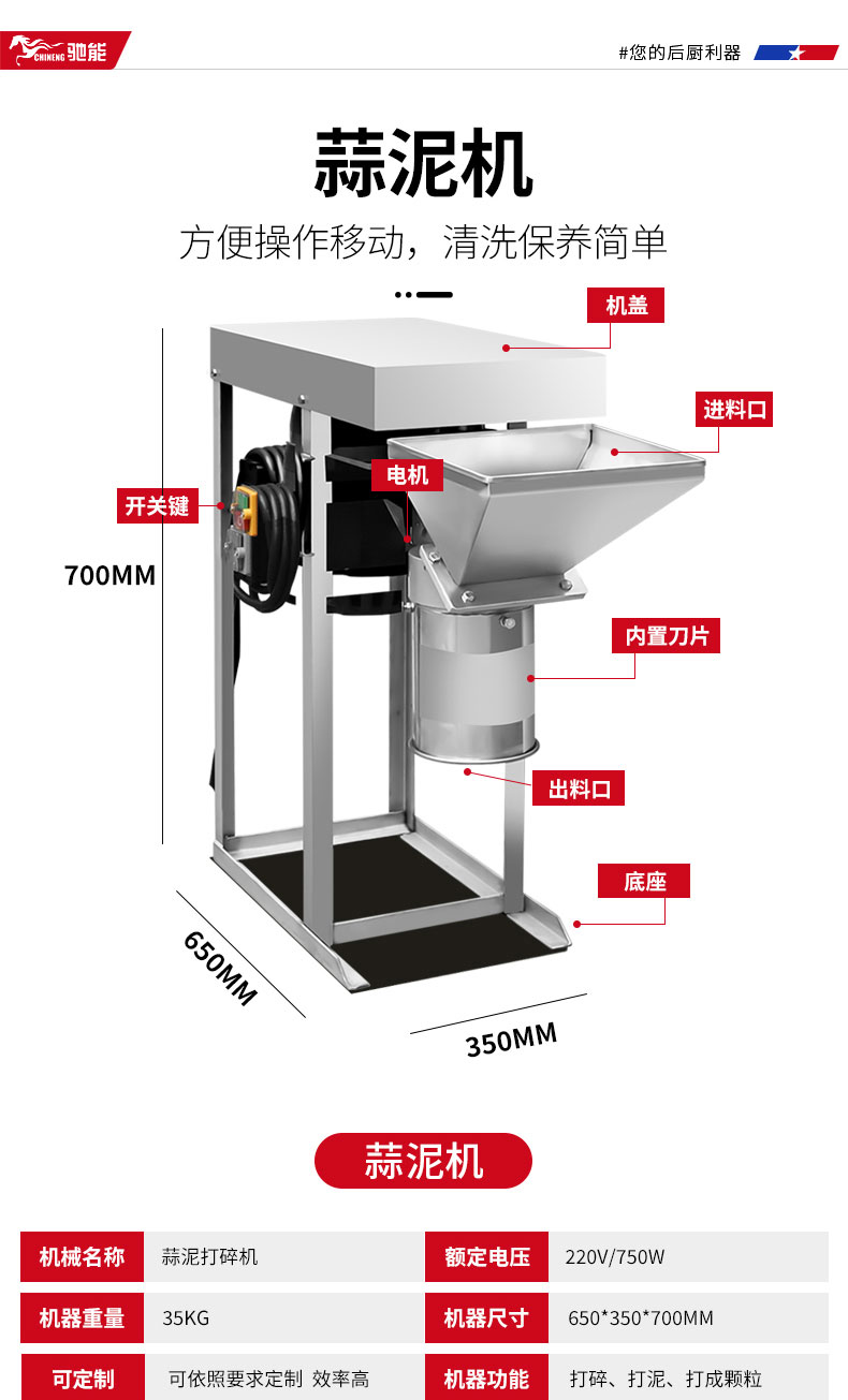 馳能切蔥機(jī)產(chǎn)品參數(shù)2