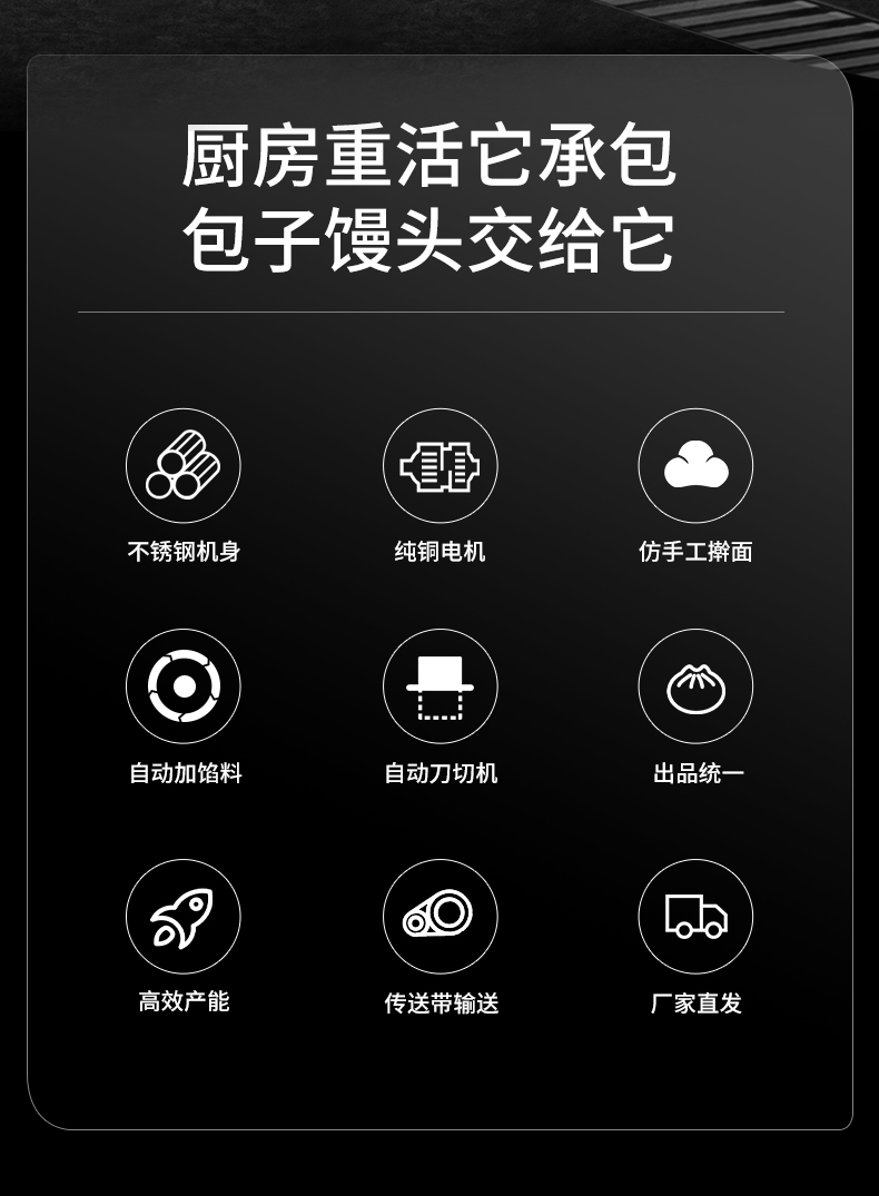 卷面式包子饅頭機(jī)介紹