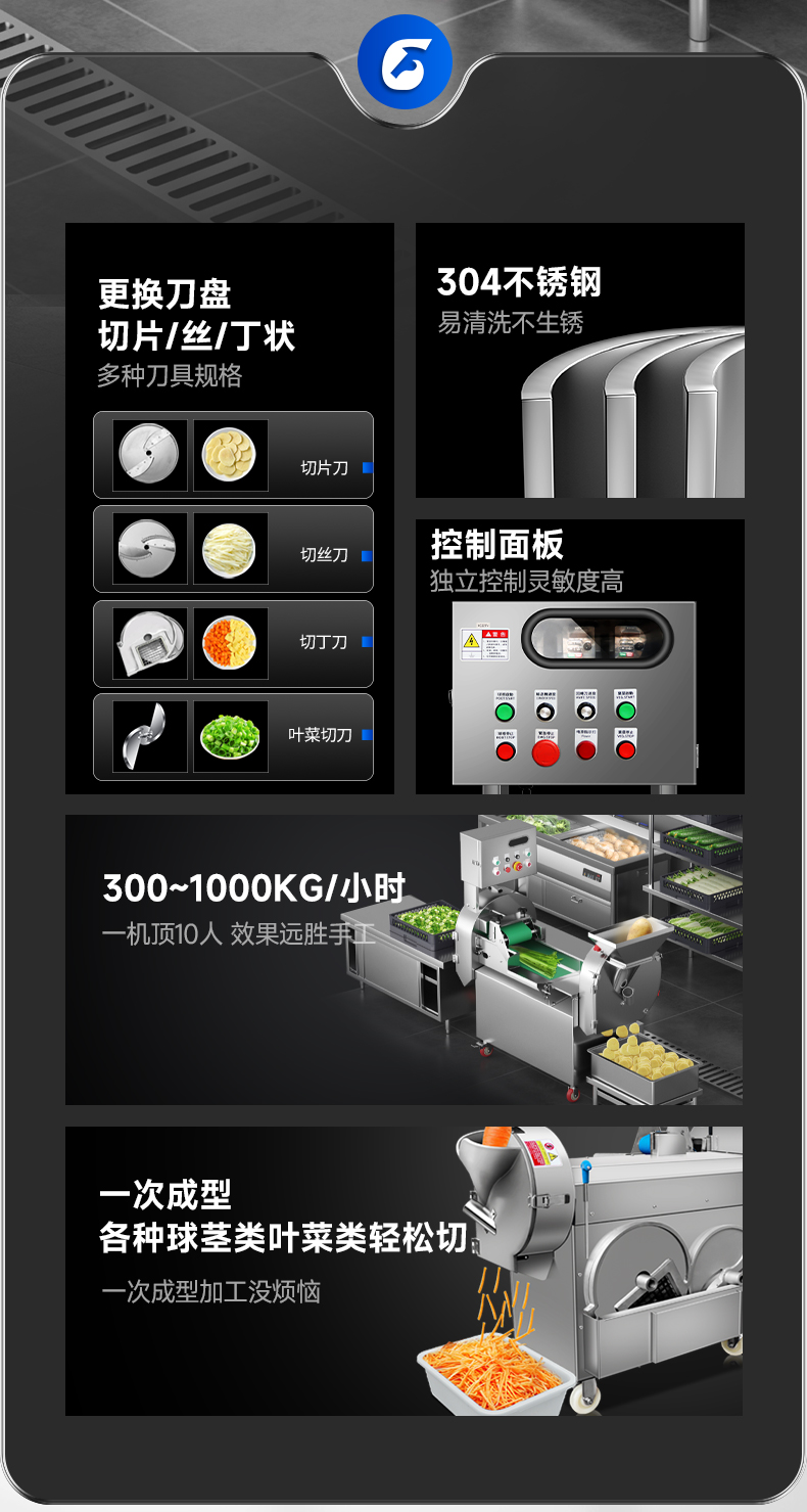 多功能切菜機(jī)功能介紹